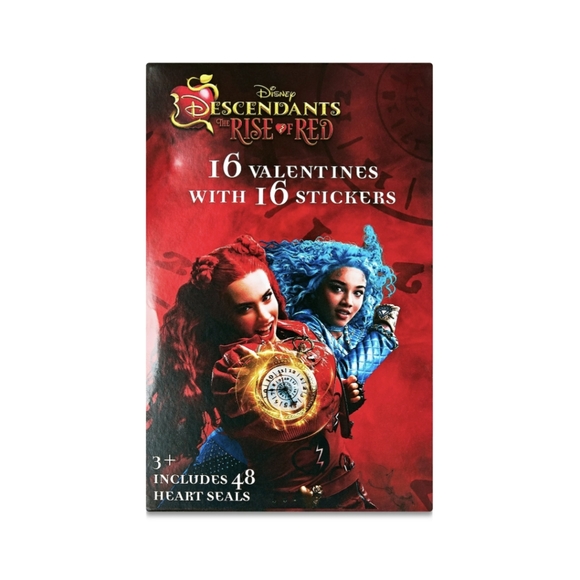 Descendants 4 Valentine Cards Rise of Red 2 boxes - Picture 2 of 5